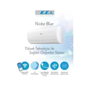 E.C.A. Niobe Blue Serisi 12.000 BTU Duvar Tipi Klima